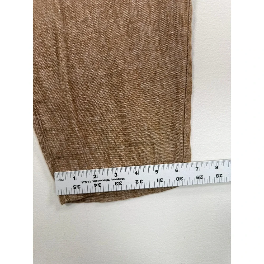 Banana Republic Pants Men Fits 32x27 Mason Athletic Tapered Brown Linen Blnd EUC